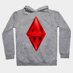 Sims red Plumbob Diamond Hoodie